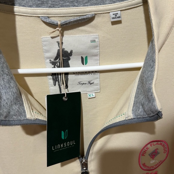 NWT LinkSoul Tempus Fugit Golf  Full Zip Lightweight Jacket Men’s Size XL‎ - Picture 5 of 7